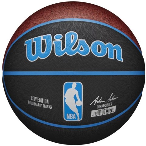 Piłka do koszykówki Wilson NBA Team City Collector Oklahoma City Thunder Ball WZ4016421ID Wilson