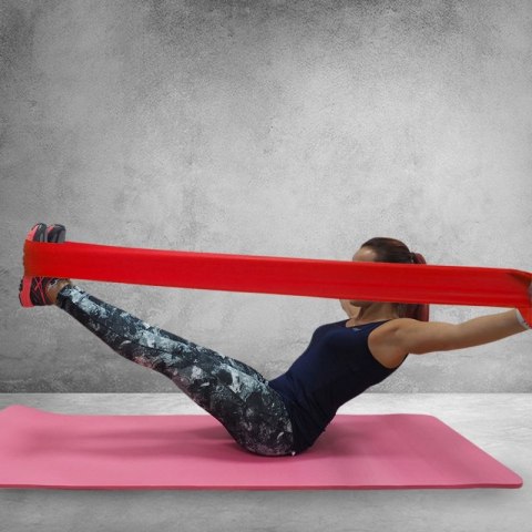 Guma Fitness Profit 120*15*0,55 cm czerwona DK 2227 PROfit