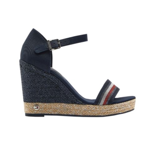 Sandały Tommy Hilfiger Grosgrain High Wedge Sandal W FW0FW05254 Calvin Klein