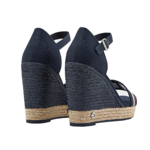 Sandały Tommy Hilfiger Grosgrain High Wedge Sandal W FW0FW05254 Calvin Klein