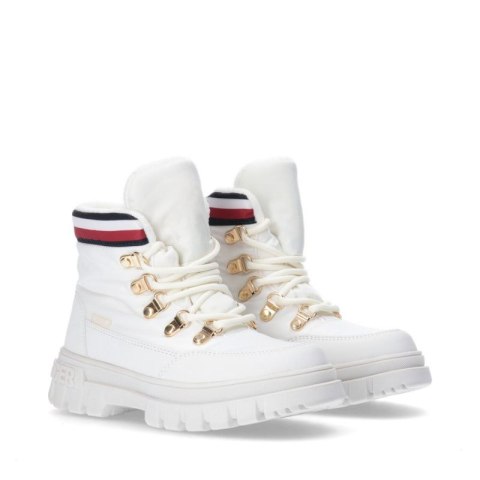 Buty Tommy Hilfiger Lace-Up Bootie Ivory W T3A5-33062-1047101-101 Tommy Hilfiger