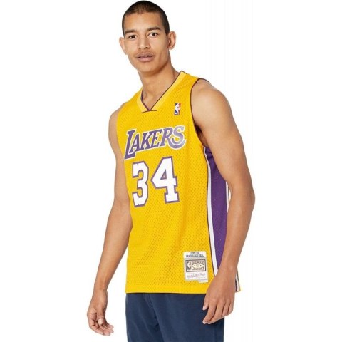 Koszulka Mitchell & Ness Los Angeles Lakers NBA Swingman Home Jersey Lakers 99 Shaquille O`Neal SMJYGS18179-LALLTGD99SON Mitchell & Ness