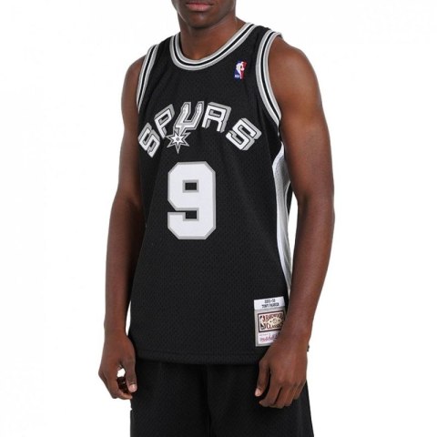 Koszulka Mitchell & Ness San Antonio Spurs NBA Swingman Jersey Spurs 2001 Tony Parker M SMJYLG19018-SASBLCK01TPA Mitchell & Ness