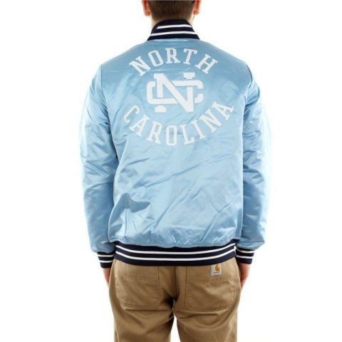 Mitchell & Ness kurtka NCAA Heavyweight Satin Jacket University Of North Carolina OJBF3413-UNCYYPPPLTBL