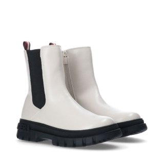 Botki Tommy Hilfiger Bootie Ivory T3A5-33058-1355101-101 Tommy Hilfiger