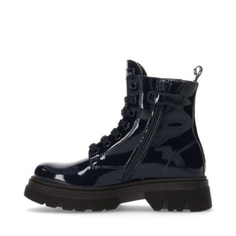 Botki Tommy Hilfiger Lace Up Bootie Blue W T4A5-33040-0775800-800 Tommy Hilfiger