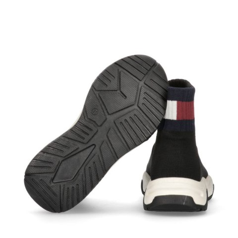Buty Tommy Hilfiger Sock Sneaker Black W T3A9-33007-0702999-999 Tommy Hilfiger