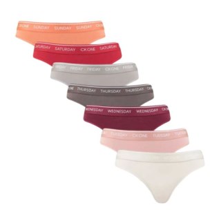 Stringi Calvin Klein Thong 7Pk W 000QF5937E Calvin Klein