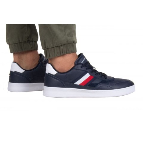 Buty Tommy Hilfiger Court Cupsole Retro Lth Stripes M FM0FM04828 DW5 Tommy Hilfiger