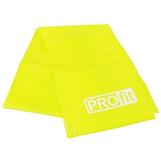 GUMA FITNESS PROFIT LONG LIGHT 200x15x0,35cm żółta DK 2227 PROfit