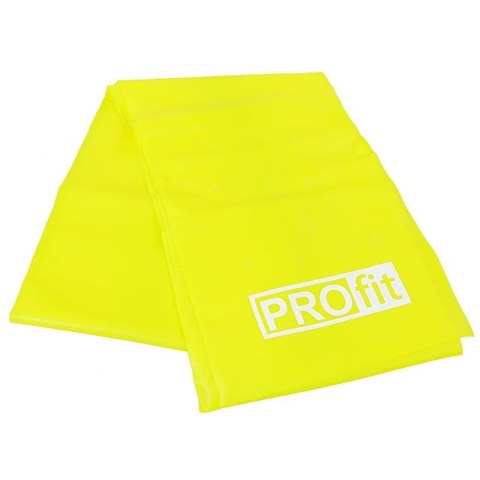GUMA FITNESS PROFIT LONG LIGHT 200x15x0,35cm żółta DK 2227 PROfit