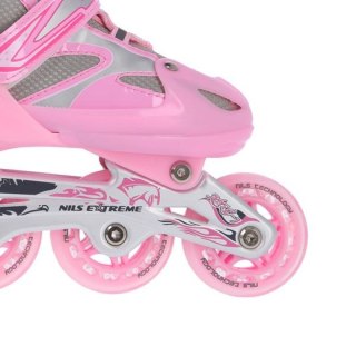 Łyżworolki Nils Extreme 2w1 Pink r.39-42 NH18366 A Nils Extreme