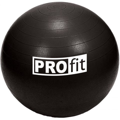 Piłka gimnastyczna PROfit 75cm czarna z pompką DK2102 Inny