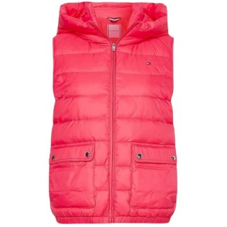 TOMMY HILFIGER BEZRĘKAWNIK DAMSKI Z KAPTUREM
