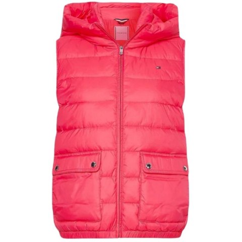 TOMMY HILFIGER BEZRĘKAWNIK DAMSKI Z KAPTUREM