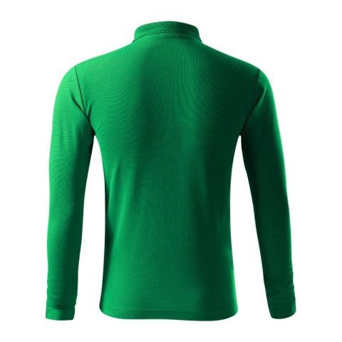 Koszulka polo Malfini Pique Polo LS M MLI-22116 zieleń trawy Malfini