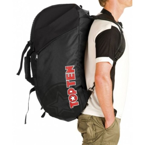 Torba sportowa TOP TEN z funkcją plecaka 55 x 29 x 27 cm TOR-P6A czarna (ZMIANA CENY)
