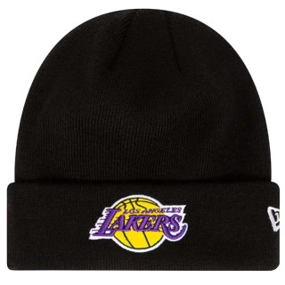 Czapka New Era Essential Cuff Beanie Los Angeles Lakers Hat 60348856 New Era