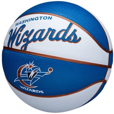 Piłka do koszykówki Wilson Team Retro Washington Wizards Mini Ball WTB3200XBWAS Wilson