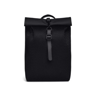 Plecak Rains Rolltop Rusksack Mesh Mini Black W3 13350 01 Rains