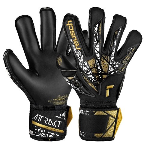 Rękawice bramkarskie Reusch Attrakt Freegel Gold X Evolution Cut Finger Support 54 70 950 7740 Reusch