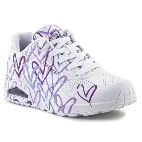 Buty Skechers JGoldcrown Uno Lite - Spread the Love W 155507-WLPR Skechers