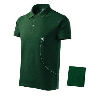 Koszulka polo Malfini Cotton M MLI-212D3 dark green Malfini