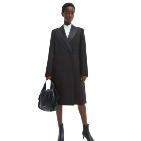 CALVIN KLEIN PŁASZCZ DAMSKI WOOL