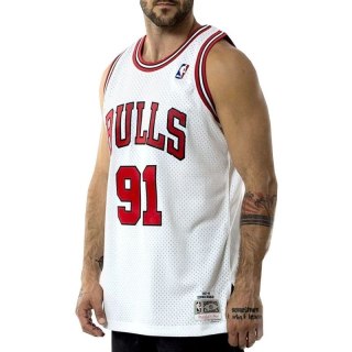 Koszulka Mitchell & Ness Chicago Bulls NBA Swingman Jersey Bulls 97-98 Dennis Rodman M SMJYAC18079-CBUWHIT97DRDN Mitchell & Ness