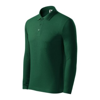 Koszulka polo Malfini Pique Polo LS M MLI-221D3 dark green Malfini
