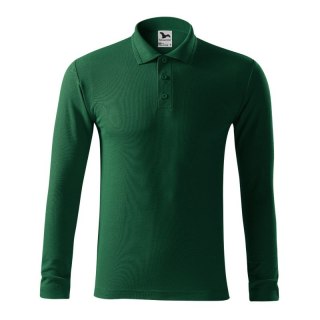 Koszulka polo Malfini Pique Polo LS M MLI-221D3 dark green Malfini