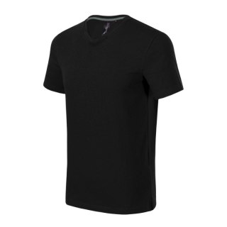 Koszulka Malfini Action V-neck M MLI-70001 czarny Malfini