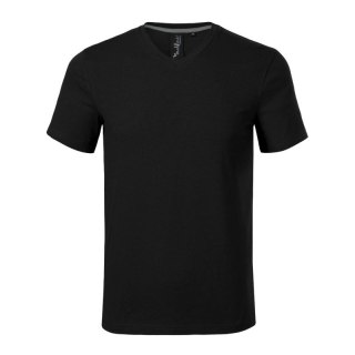 Koszulka Malfini Action V-neck M MLI-70001 czarny Malfini