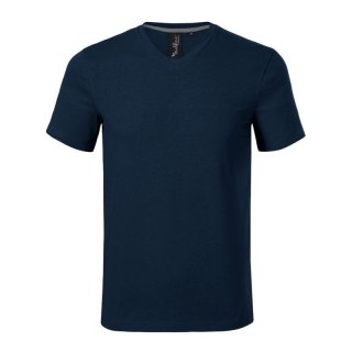 Koszulka Malfini Action V-neck M MLI-70002 granatowy Malfini