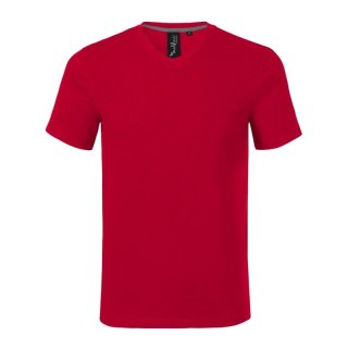 Koszulka Malfini Action V-neck M MLI-70071 formula red Malfini