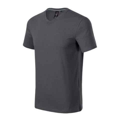 Koszulka Malfini Action V-neck M MLI-70083 light anthracite Malfini