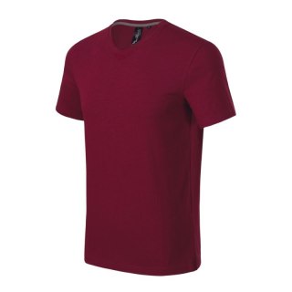 Koszulka Malfini Action V-neck M MLI-70086 garnet Malfini