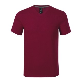 Koszulka Malfini Action V-neck M MLI-70086 garnet Malfini