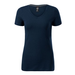 Koszulka Malfini Action V-neck W MLI-70102 granatowy Malfini