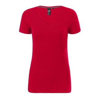 Koszulka Malfini Action V-neck W MLI-70171 formula red Malfini
