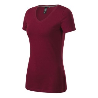 Koszulka Malfini Action V-neck W MLI-70186 garnet Malfini