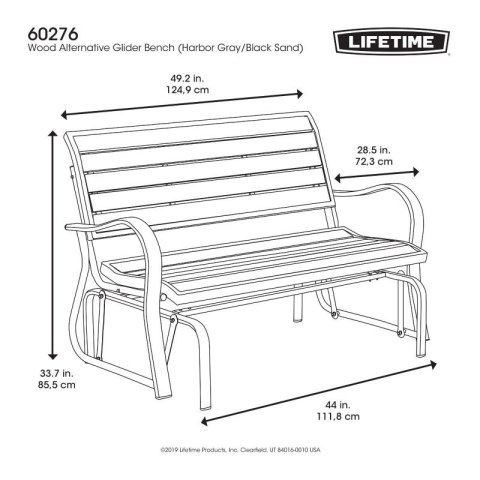 Ławka bujana Lifetime 60276 Lifetime