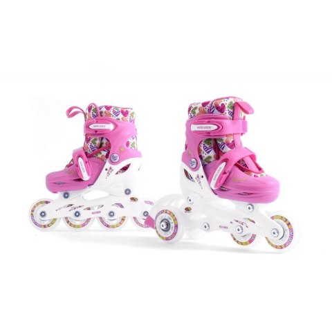 Wrotki Smj Sport Hearts 2w1 + Rolki regulowane HS-TNK-000017130 SMJ