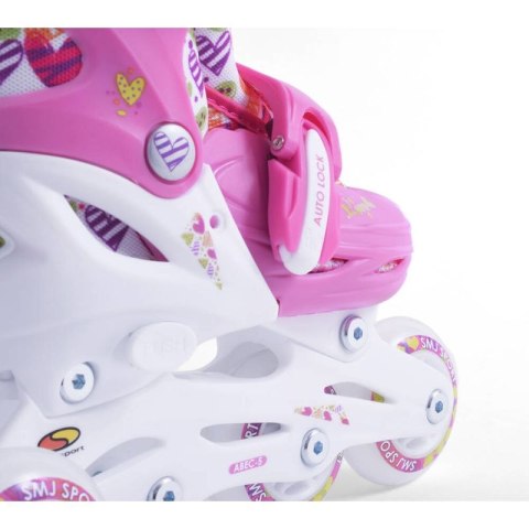 Wrotki Smj Sport Hearts 2w1 + Rolki regulowane HS-TNK-000017130 SMJ