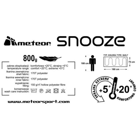 Śpiwór Meteor Snooze 16943 Meteor