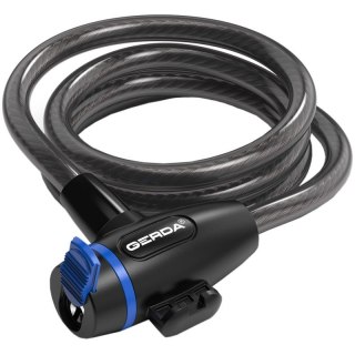 Zapięcie rowerowe Gerda linka, korpus okrągły, osłona klucza Flex 1200/10S OSFL012001006V2XP Inny