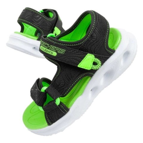 Sandały Skechers Jr 401673L/BKLM Skechers
