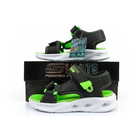 Sandały Skechers Jr 401673L/BKLM Skechers