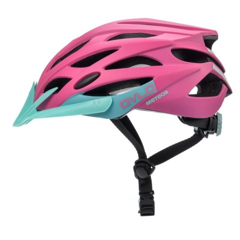 Kask rowerowy Meteor Ovlo M 16863 55-58 cm różowy Meteor