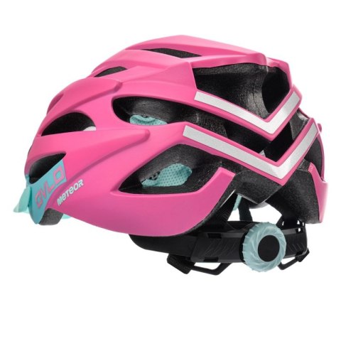 Kask rowerowy Meteor Ovlo M 16863 55-58 cm różowy Meteor